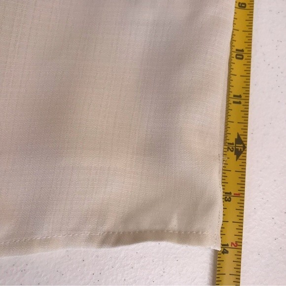 Miami Sequin Puffy Bubble Sleeve Ivory Cream Round Neck Blouse Women's Size XS - Picture 6 of 12